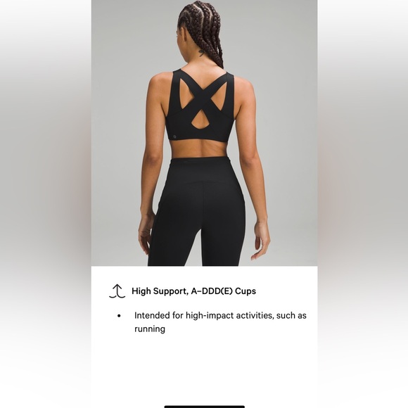 Lululemon Enlite Front-Zip Bra 36DD - Picture 6 of 12